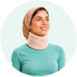 گردنبند سخت حوله ای