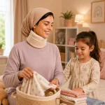 گردنبند سخت حوله ای