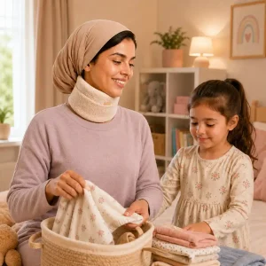 گردنبند سخت حوله ای