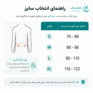 سایز کمربند کار